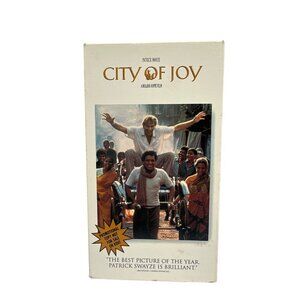 City Of Joy VHS 1992 Promo Edition Starring Patrick Swayze & Pauline Collins